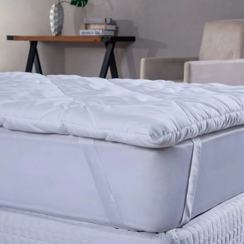 Pillow Top Queen Micropercal - Protetor Colchão - Conforto e Maciez